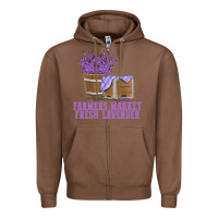 Chestnut Farmers Market Fresh Lavender Zipper Hoodie - linhVisuals