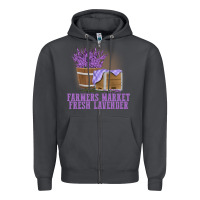 Smoke Farmers Market Fresh Lavender Zipper Hoodie - linhVisuals