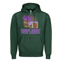 Sports Green Farmers Market Fresh Lavender Zipper Hoodie - linhVisuals
