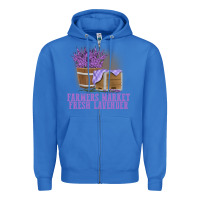 True Royal Farmers Market Fresh Lavender Zipper Hoodie - linhVisuals