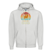 Dove Grey mens my favorite people call me saba cute sloth lover grandpa premium Zipper Hoodie - linhVisuals