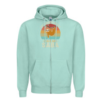 Seafoam mens my favorite people call me saba cute sloth lover grandpa premium Zipper Hoodie - linhVisuals