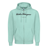 Seafoam SALVATORE TSHIRT Zipper Hoodie - linhVisuals