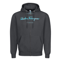 Smoke SALVATORE TSHIRT Zipper Hoodie - linhVisuals
