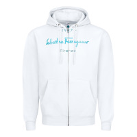 White SALVATORE TSHIRT Zipper Hoodie - linhVisuals