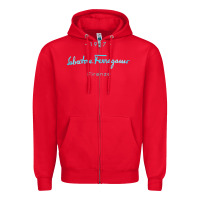 Red SALVATORE TSHIRT Zipper Hoodie - linhVisuals