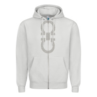 Dove Grey SALVATORE TSHIRT Zipper Hoodie - linhVisuals