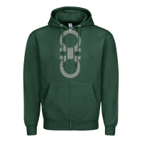 Sports Green SALVATORE TSHIRT Zipper Hoodie - linhVisuals