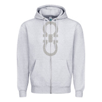 Heather Grey SALVATORE TSHIRT Zipper Hoodie - linhVisuals