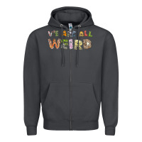 Smoke we are all weird Zipper Hoodie - linhVisuals