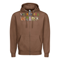 Chestnut we are all weird Zipper Hoodie - linhVisuals