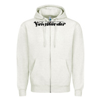 Oatmeal Heather voigtländer Zipper Hoodie - linhVisuals