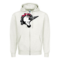 Oatmeal Heather fayetteville woodpeckers Zipper Hoodie - linhVisuals