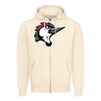 Sandshell fayetteville woodpeckers Zipper Hoodie - linhVisuals