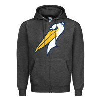 Charcoal Heather myrtle beach pelicans Zipper Hoodie - linhVisuals