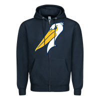 Navy myrtle beach pelicans Zipper Hoodie - linhVisuals