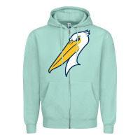 Seafoam myrtle beach pelicans Zipper Hoodie - linhVisuals