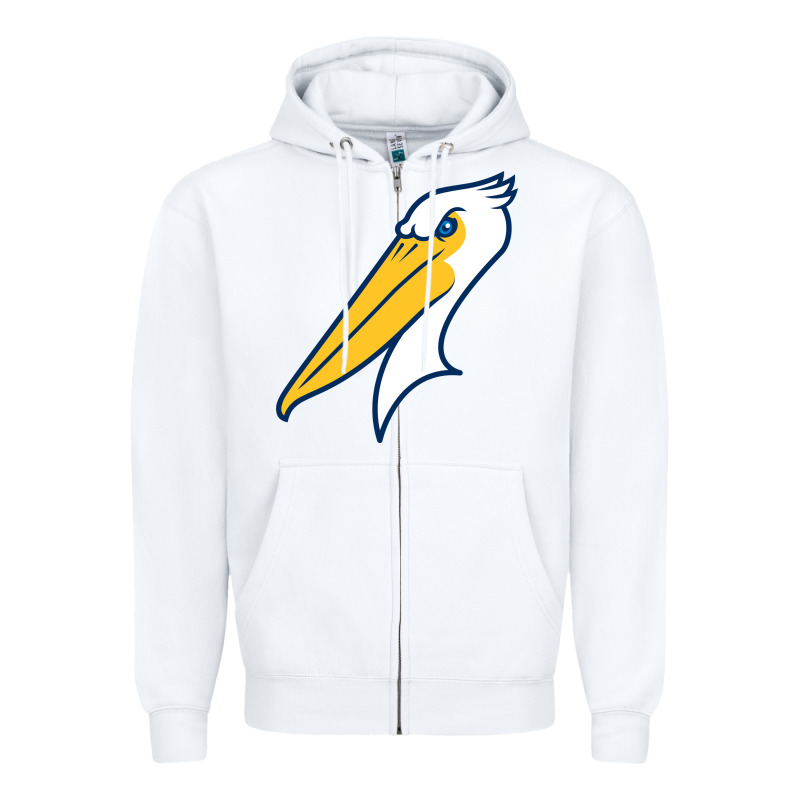 Myrtle Beach Pelicans Zipper Hoodie by linhVisuals | Teevron