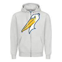 Dove Grey myrtle beach pelicans Zipper Hoodie - linhVisuals