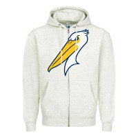 Oatmeal Heather myrtle beach pelicans Zipper Hoodie - linhVisuals