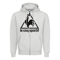 Dove Grey le coq sportif Zipper Hoodie - linhVisuals