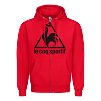 Red le coq sportif Zipper Hoodie - linhVisuals