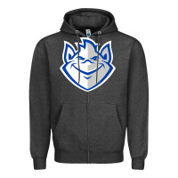 Charcoal Heather the billikens Zipper Hoodie - linhVisuals