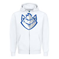 White the billikens Zipper Hoodie - linhVisuals