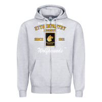 Heather Grey 27th infantry regiment tank top Zipper Hoodie - linhVisuals