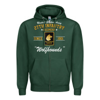 Sports Green 27th infantry regiment tank top Zipper Hoodie - linhVisuals