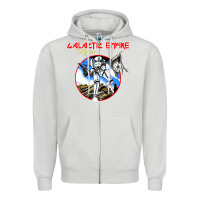 Dove Grey international grup music  galactic empire Zipper Hoodie - linhVisuals