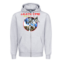 Heather Grey international grup music  galactic empire Zipper Hoodie - linhVisuals