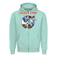 Seafoam international grup music  galactic empire Zipper Hoodie - linhVisuals
