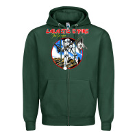 Sports Green international grup music  galactic empire Zipper Hoodie - linhVisuals