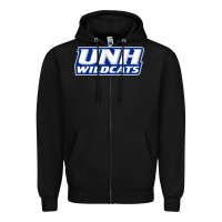 Black unh Zipper Hoodie - linhVisuals
