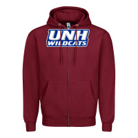Burgundy unh Zipper Hoodie - linhVisuals