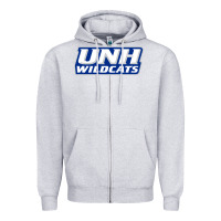 Heather Grey unh Zipper Hoodie - linhVisuals