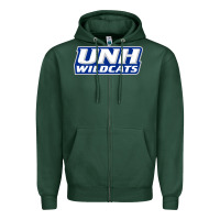 Sports Green unh Zipper Hoodie - linhVisuals