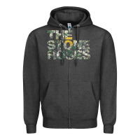 Charcoal Heather THE STONE ROSES GREEN Zipper Hoodie - linhVisuals
