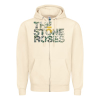 Sandshell THE STONE ROSES GREEN Zipper Hoodie - linhVisuals