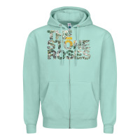 Seafoam THE STONE ROSES GREEN Zipper Hoodie - linhVisuals