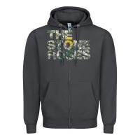 Smoke THE STONE ROSES GREEN Zipper Hoodie - linhVisuals