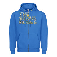 True Royal THE STONE ROSES GREEN Zipper Hoodie - linhVisuals