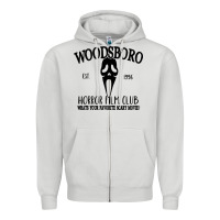 Dove Grey woodsboro horror film club scream Zipper Hoodie - linhVisuals