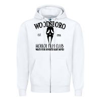 Woodsboro Horror Film Club Scream Zipper Hoodie | Teevron