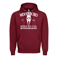 Burgundy woodsboro horror film club scream Zipper Hoodie - linhVisuals