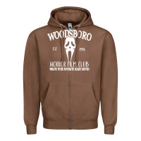 Chestnut woodsboro horror film club scream Zipper Hoodie - linhVisuals