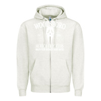 Oatmeal Heather woodsboro horror film club scream Zipper Hoodie - linhVisuals