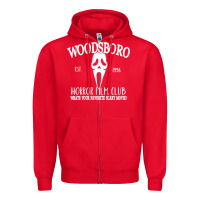 Red woodsboro horror film club scream Zipper Hoodie - linhVisuals