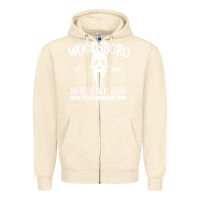 Sandshell woodsboro horror film club scream Zipper Hoodie - linhVisuals